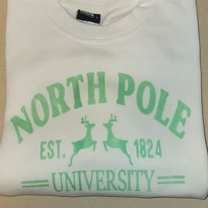 North pole university crew neck